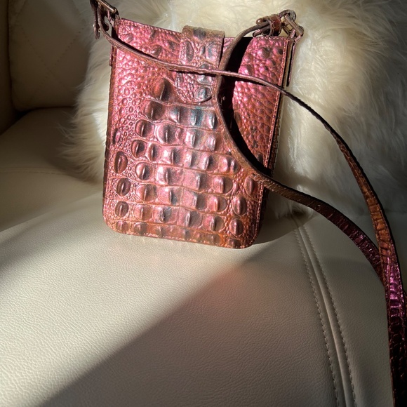 Brahmin Mini Leather Crossbody - Picture 4 of 5